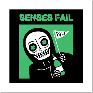 Senses fail skull Posters and Art